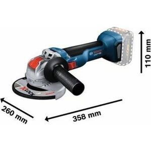 Szlifierka Bosch Bosch X-LOCK cordless angle grinder GWX 18V-10 Professional solo, 18V (blue/black, without battery and charger)