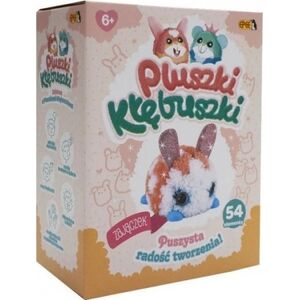 Epee Epee Zestaw kreatywny Pluszki-Kłębuszki 54 elementów Zajączek