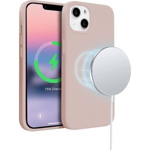 Crong Crong Color Cover Magnetic - Etui iPhone 14 MagSafe (piaskowy róż)