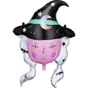 PartyDeco Balon foliowy Czarownica, 73,5x101 cm one size