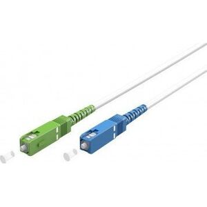 Goobay Kabel światłowodowy (FTTH), Singlemode (OS2) White, biały (Simplex), 0,5 m - Długość kabla 0.5 m