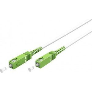 Goobay Kabel światłowodowy (FTTH), Singlemode (OS2) White, biały (Simplex), 0,5 m - Długość kabla 0.5 m