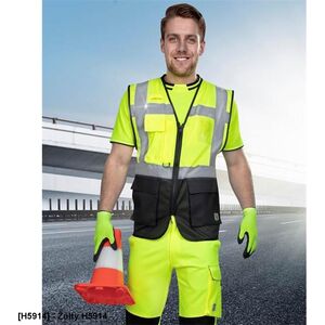 Ardon ARDON SIGNAL - kamizelka siatkowa menadżerska - Żółty H5914 XL