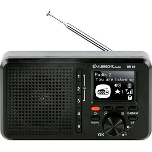 Radio Albrecht Albrecht DR 86 Seniorenradio Digitalradio DAB+ schwarz