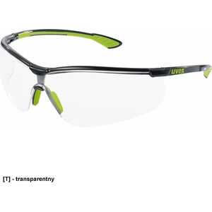 Uvex UX-OO-STYLE - transparentne okulary ochronne, lekkie i wygodne - ważą zaledwie 23g, klasa optyczna