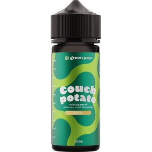 Cosma Cannabis Green Paw Couch Potato 120ml - Olejek z CBD na bazie oleju z łososia z 10% dodatkiem oleju z kryla