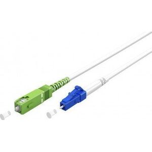 Goobay Kabel światłowodowy (FTTH), Singlemode (OS2) White, biały (Simplex), 3 m - Długość kabla 3 m