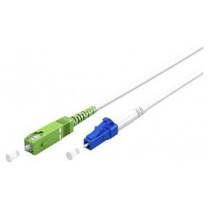 Goobay Kabel światłowodowy (FTTH), Singlemode (OS2) White, biały (Simplex), 0,5 m - Długość kabla 0.5 m