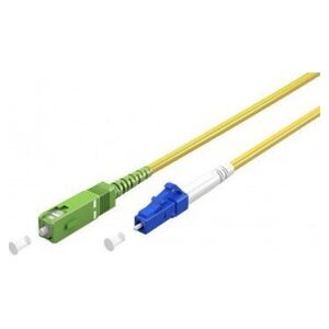 Goobay Kabel światłowodowy (FTTH), Singlemode (OS2) Yellow, Żółty (Simplex), 0,5 m - Długość kabla 0.5 m