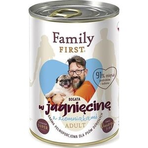 Family First FamilyFirst Bogata w jagnięcinę+ziemniak adult 400g