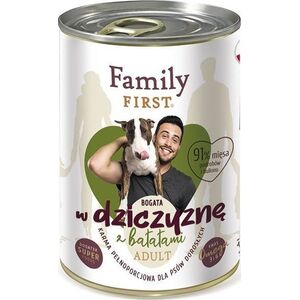 Family First FamilyFirst Bogata w dziczyznę+batat adult 400g