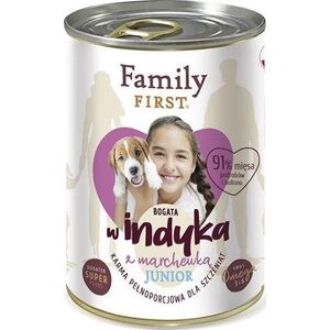 Family First FamilyFirst Bogata w indyka+marchewka junior 400g