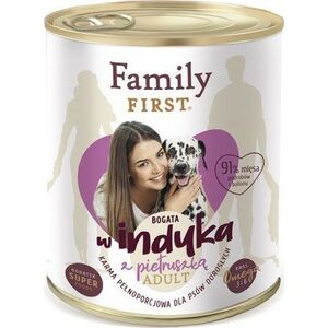 Family First FamilyFirst Bogata w indyka+pietruszka adult 800g