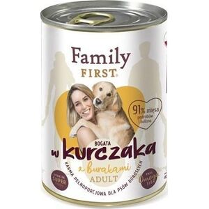 Family First FamilyFirst Bogata w kurczaka+burak adult 400g