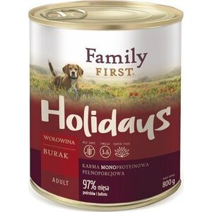 Family First FamilyFirst Wołowina+burak+monoproteina adult 800g