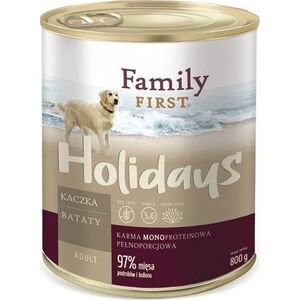 Family First FamilyFirst Kaczka+batat+monoproteina adult 800g