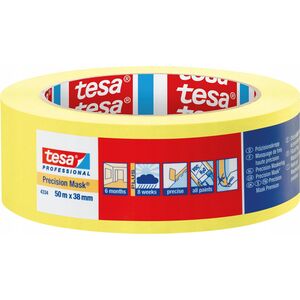 Tesa TESA Profesjonalna taśma malarska 50m x 38mm żółta