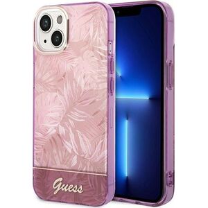 Guess Etui Guess do iPhone 14 Plus 6,7" różowy/pink hardcase Jungle Collection