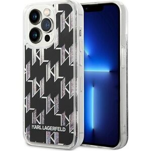 Karl Lagerfeld Etui Karl Lagerfeld do iPhone 14 Pro Max 6,7" hardcase czarny/black Liquid Glitter Monogram