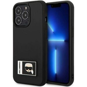 Karl Lagerfeld Etui Karl Lagerfeld do iPhone 13 Pro / 13 6,1" czarny/black hardcase Ikonik Patch
