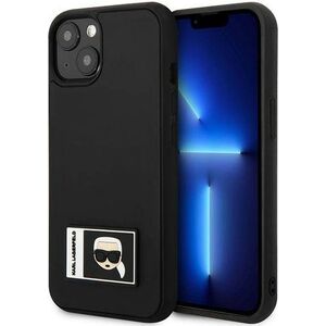Karl Lagerfeld Etui Karl Lagerfeld do iPhone 13 6,1" czarny/black hardcase Ikonik Patch
