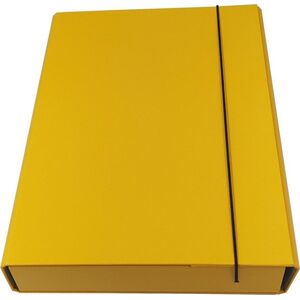 Ziemia Obiecana Teczka box z gumką żółta
