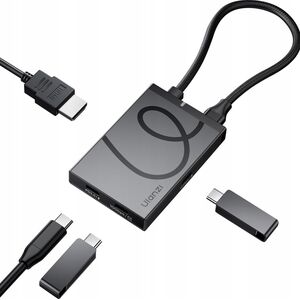 HUB Rozdzielacz 4w1 USB TYPE-C na 1x HDMI 4K 3x USB-C PD3.0 10Gbps / Ulanzi H1