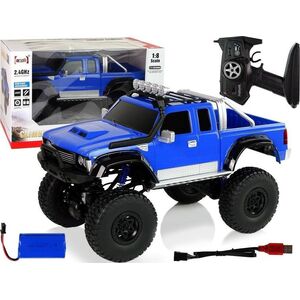 LeanToys Auto Off- Road R/C 2.4G Climbing Car 1:8 niebieski