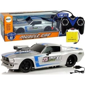 LeanToys Auto Sportowe 1:16 zdalnie sterowane srebrne