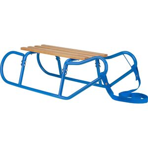 Sanki metalowe drewniane dla dzieci z paskiem 50kg uni