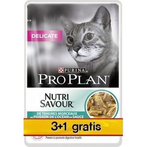 PURINA NESTLE Purina Pro Plan Delicate Ryba 85g 3+1