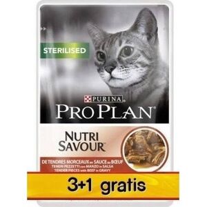PURINA NESTLE Purina Pro Plan Sterilised Wołowina 85g 3+1