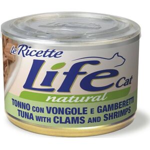 Life Pet Care LIFE CAT pusz.150g TUNA+CLAMS+SHRIMPS LA RICETTE /24