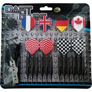 Master Lotki Rzutki do Gry w Darta MASTER Black 18g (12 lotek, 100 grotów)