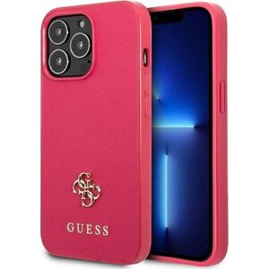 Guess Guess GUHCP13LPS4MF iPhone 13 Pro / 13 6,1" różowy/pink hardcase Saffiano 4G Small Metal Logo NoSize