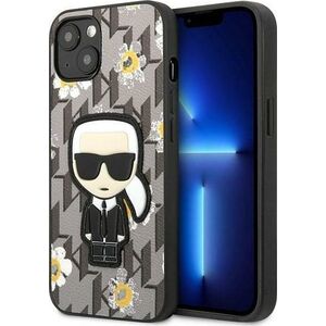 Karl Lagerfeld Karl Lagerfeld KLHCP13MPMNFIK1 iPhone 13 6,1" szary/grey Flower Ikonik Karl NoSize