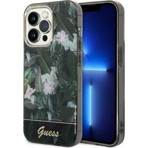 Guess Etui Guess GUHCP14XHGJGHA Apple iPhone 14 Pro Max zielony/green hardcase Jungle Collection