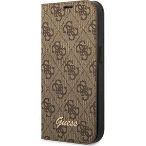 Guess Etui Guess GUBKP14SHG4SHW Apple iPhone 14 brązowy/brown book 4G Vintage Gold Logo