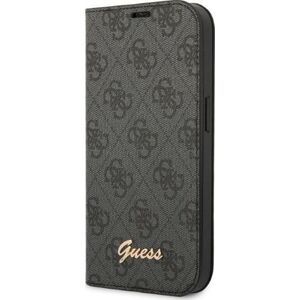 Guess Etui Guess GUBKP14SHG4SHK Apple iPhone 14 czarny/black book 4G Vintage Gold Logo