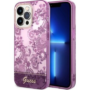 Guess Etui Guess GUHCP14XHGPLHF Apple iPhone 14 Pro Max fuksja/fuschia hardcase Porcelain Collection