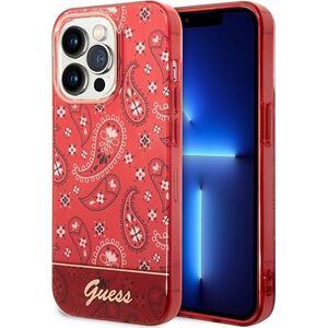 Guess Etui Guess GUHCP14XHGBNHR Apple iPhone 14 Pro Max czerwony/red hardcase Bandana Paisley
