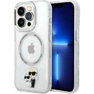 Karl Lagerfeld Etui Karl Lagerfeld KLHMP14LHNKCIT Apple iPhone 14 Pro hardcase transparent IML NFT Karl&Choupette Magsafe