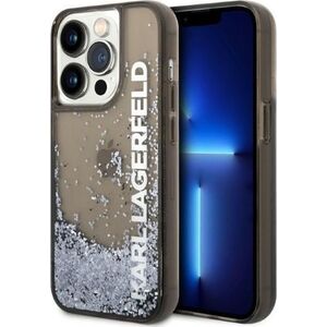 Karl Lagerfeld Etui Karl Lagerfeld KLHCP14LLCKVK Apple iPhone 14 Pro czarny/black hardcase Liquid Glitter Elong