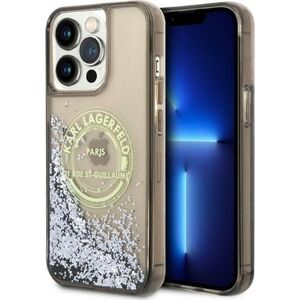 Karl Lagerfeld Etui Karl Lagerfeld KLHCP14LLCRSGRK Apple iPhone 14 Pro czarny/black hardcase Liquid Glitter RSG