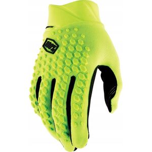 100% Rękawiczki 100% GEOMATIC Gloves Fluo Yellow - XL (długość dłoni 200-209 mm) (NEW 2022)