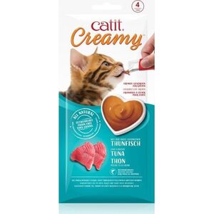 Catit Creamy Tuna, mokry przysmak, dla kota, tuńczyk, 4szt/opak