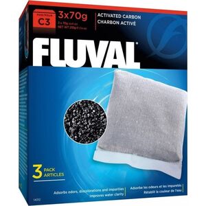 Fluval Wkład węglowy do filtra C3, 3x70g