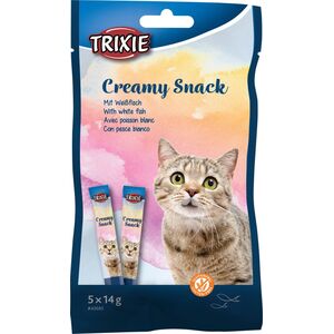 Trixie Creamy snack tuńczyk i białoryb, przysmak, dla kota, 5 x 14 g
