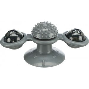 Trixie Window spinner, zabawka na przyssawce, dla kota, TPR, 16 cm, z dzwonkiem