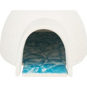 Trixie Igloo z płytką chłodzącą, dla myszy/chomików, białe, ceramiczne,13x9x15cm
